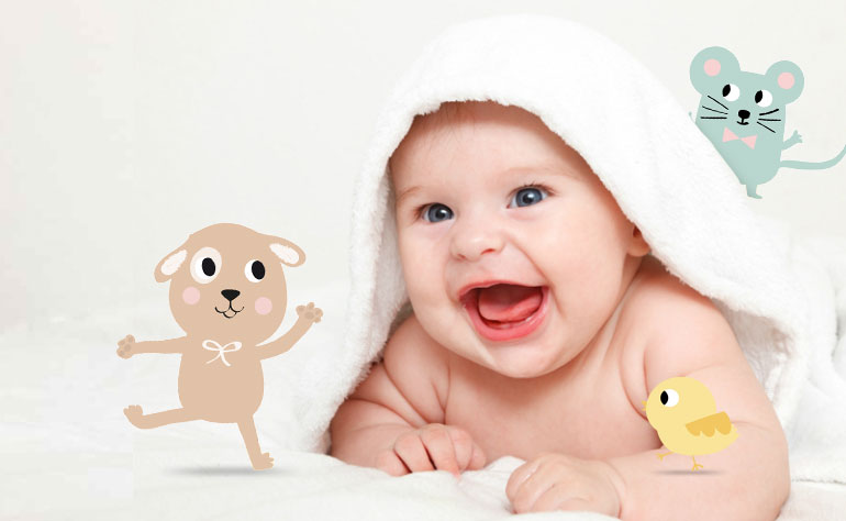 La sonrisa social en bebés